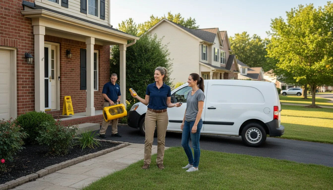 Water restoration image for Water Damage & Restoration Services in Hayesville, NC